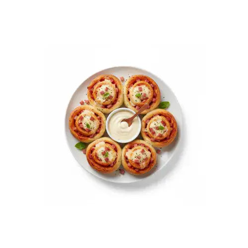 Pizzabrötchen mit Salami (6 Stück)