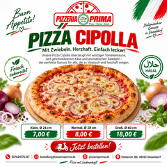 Pizza Cipolla mit Zwiebeln