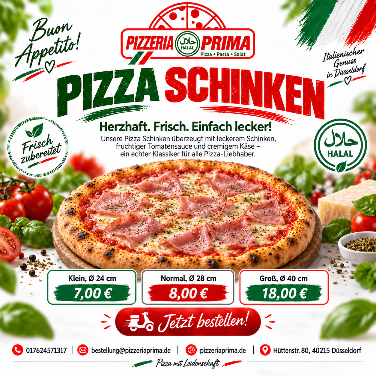 Pizza Schinken
