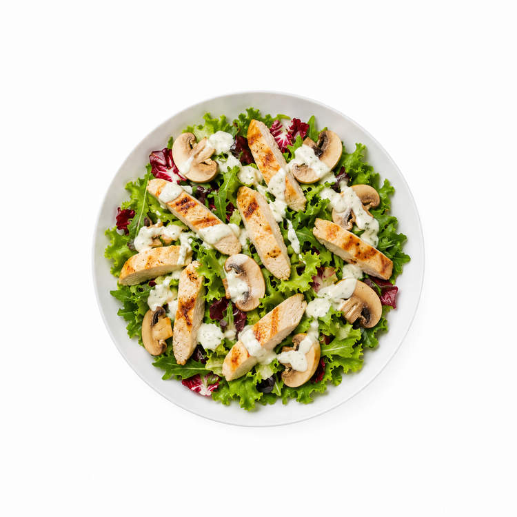 Insalata Venezia grüner Salat, Paprika, Oliven, Tomaten, Gurken und Feta - ohne Dressing