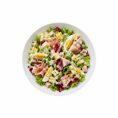 Insalata Prosciutto gemischter Salat mit Schinken, Käse und Ei - mit Haus-Dressing