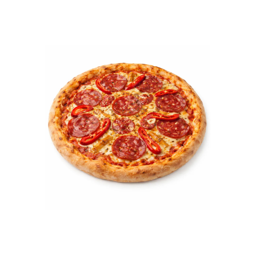 Pizza Picante mit Salami und Peperoni