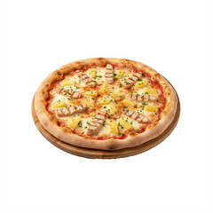 Pizza Pollo  mit Putenbruststreifen und Ananas