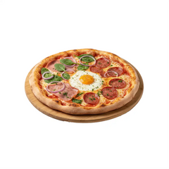 Pizza Quattro Formaggi  mit vier verschiedenen Käsesorten