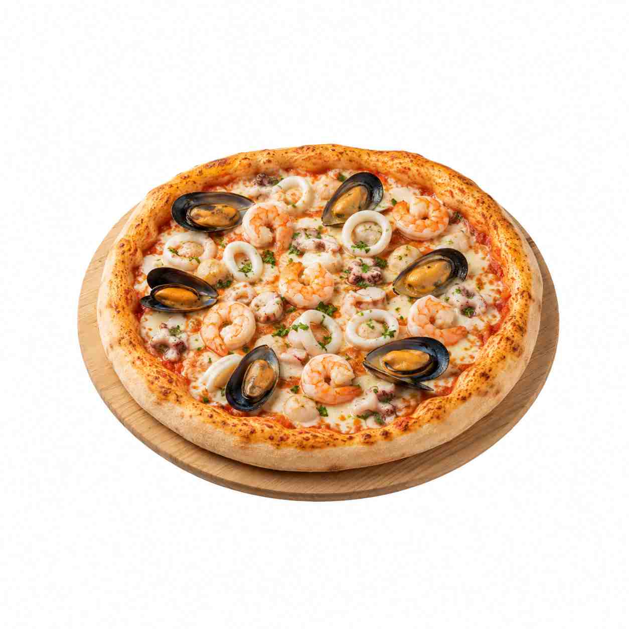 Pizza Frutti di Mare  mit Meeresfrüchten