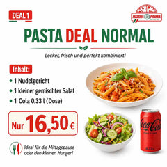 Pasta Deal Normal - Any Nuddel, Small Salat Gemischt, Cola 0,33l